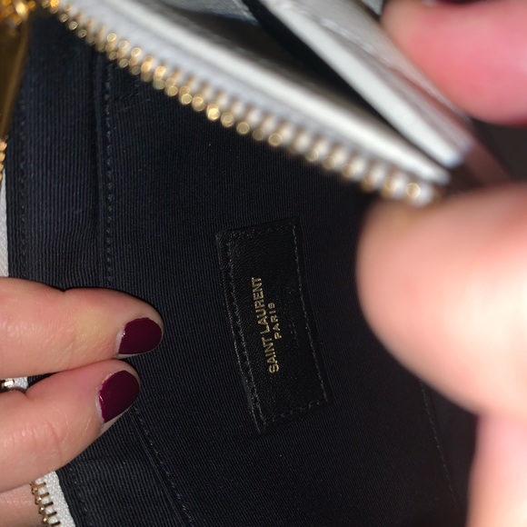 Saint Laurent Leather Bill Pouch - Picture 9 of 10